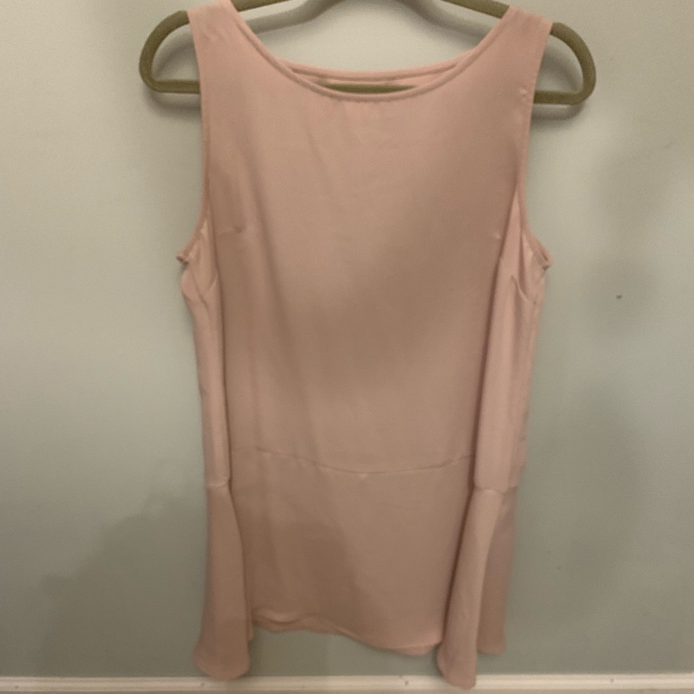 Pink fit & flare dress